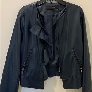 Zara faux leather jacket
